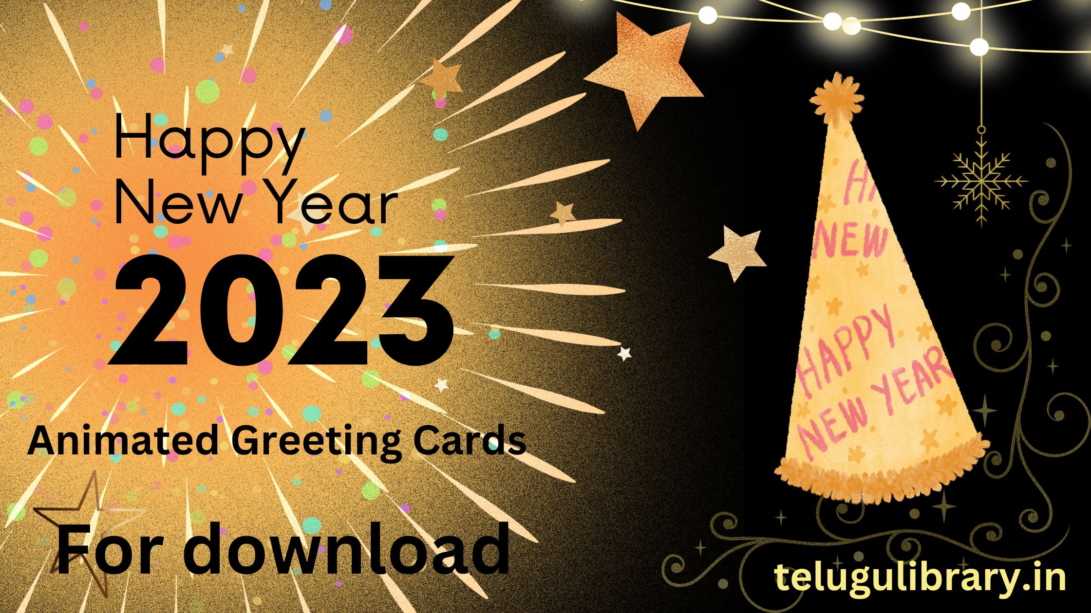 animated new year greeting cards 2022