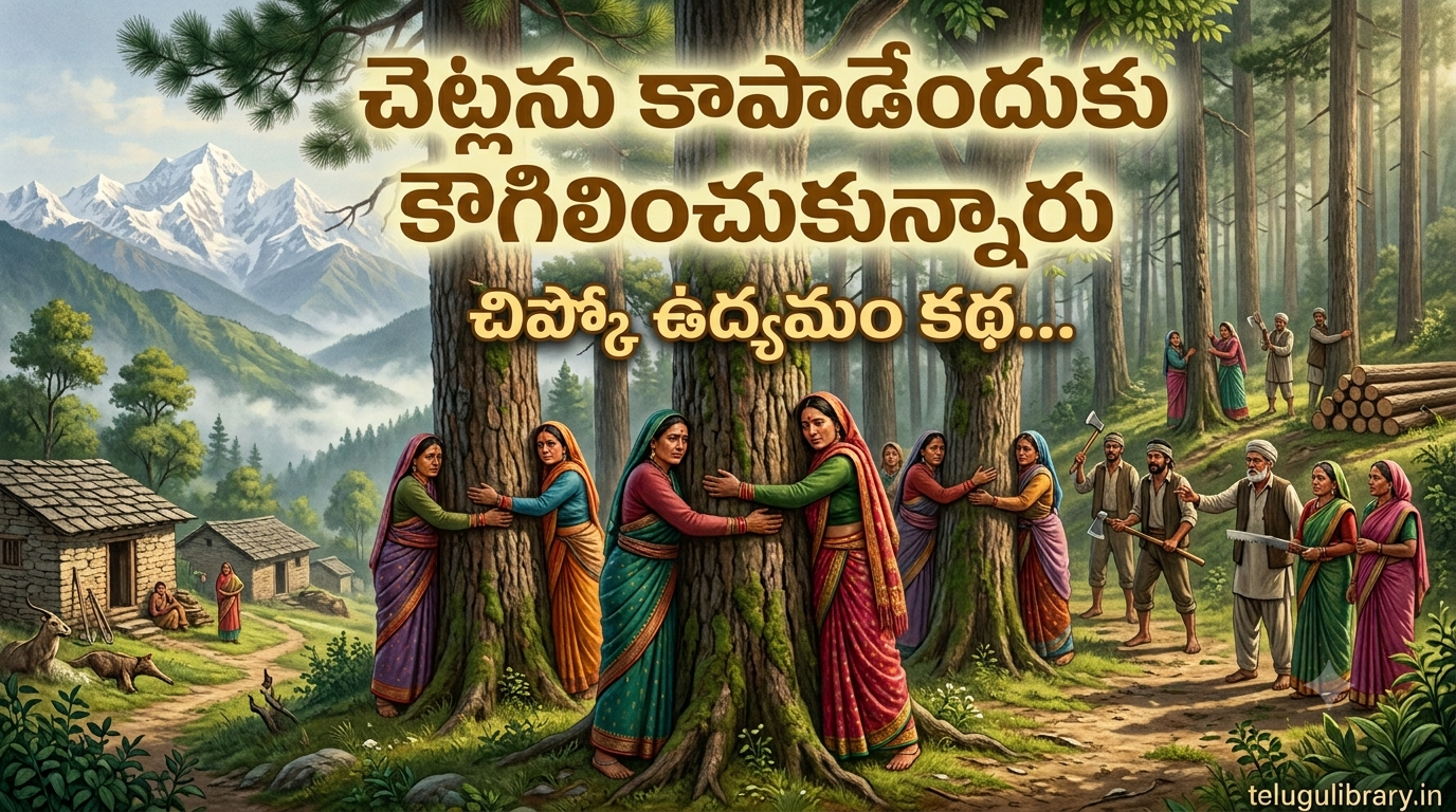 చిప్కో ఉద్యమం – చెట్లను కాపాడేందుకు చెట్లను కౌగిలించుకున్న మహిళలు