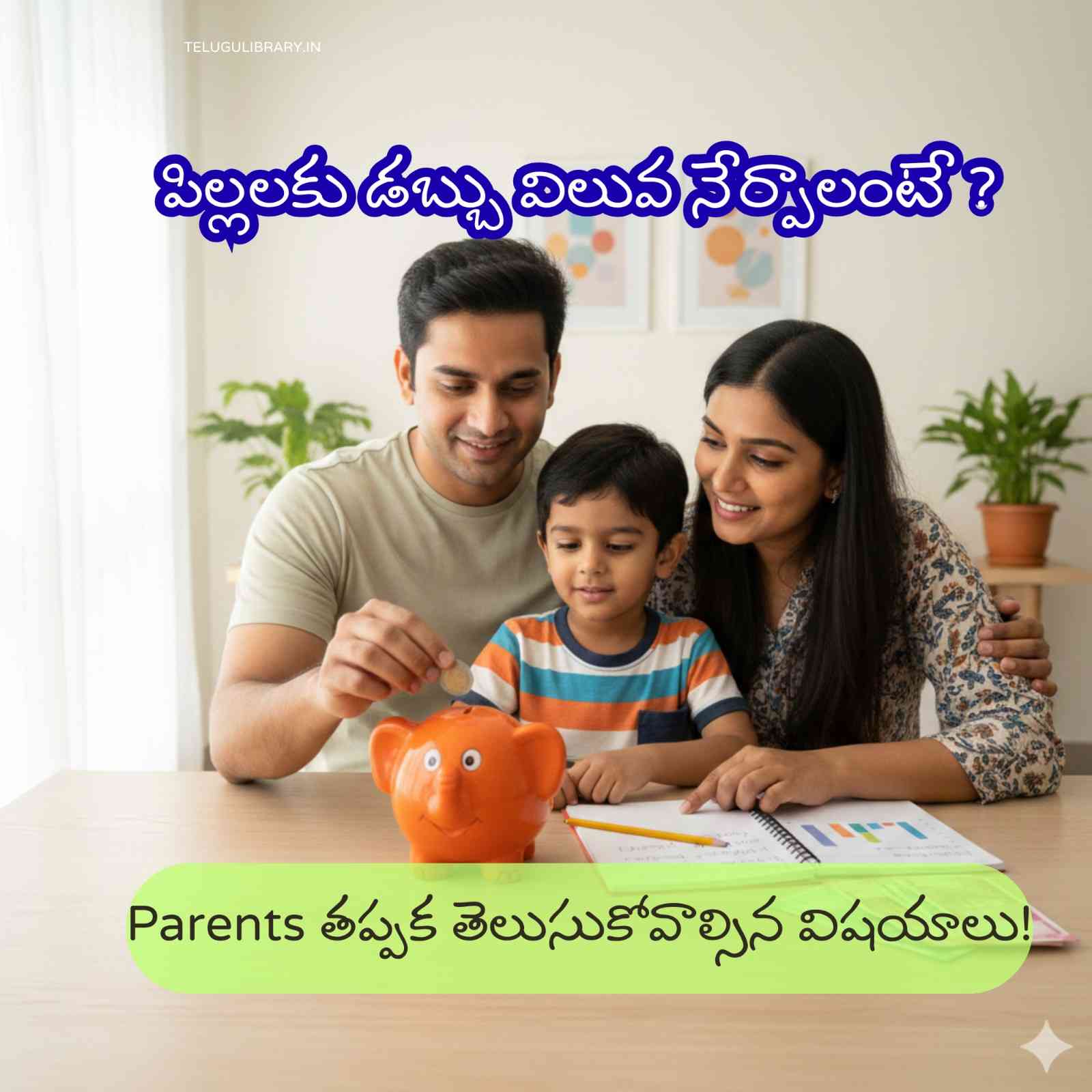 financial literacy for kids india telugu