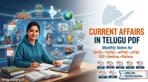 Current Affairs in Telugu PDF | Monthly Current Affairs Notes for TSPSC, APPSC, UPSC, SSC & Banking