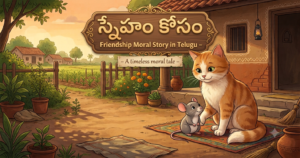 శత్రువైన పిల్లితో ఎలుక స్నేహం.. చివరికి ఏం జరిగిందంటే? | Friendship Moral Story in Telugu