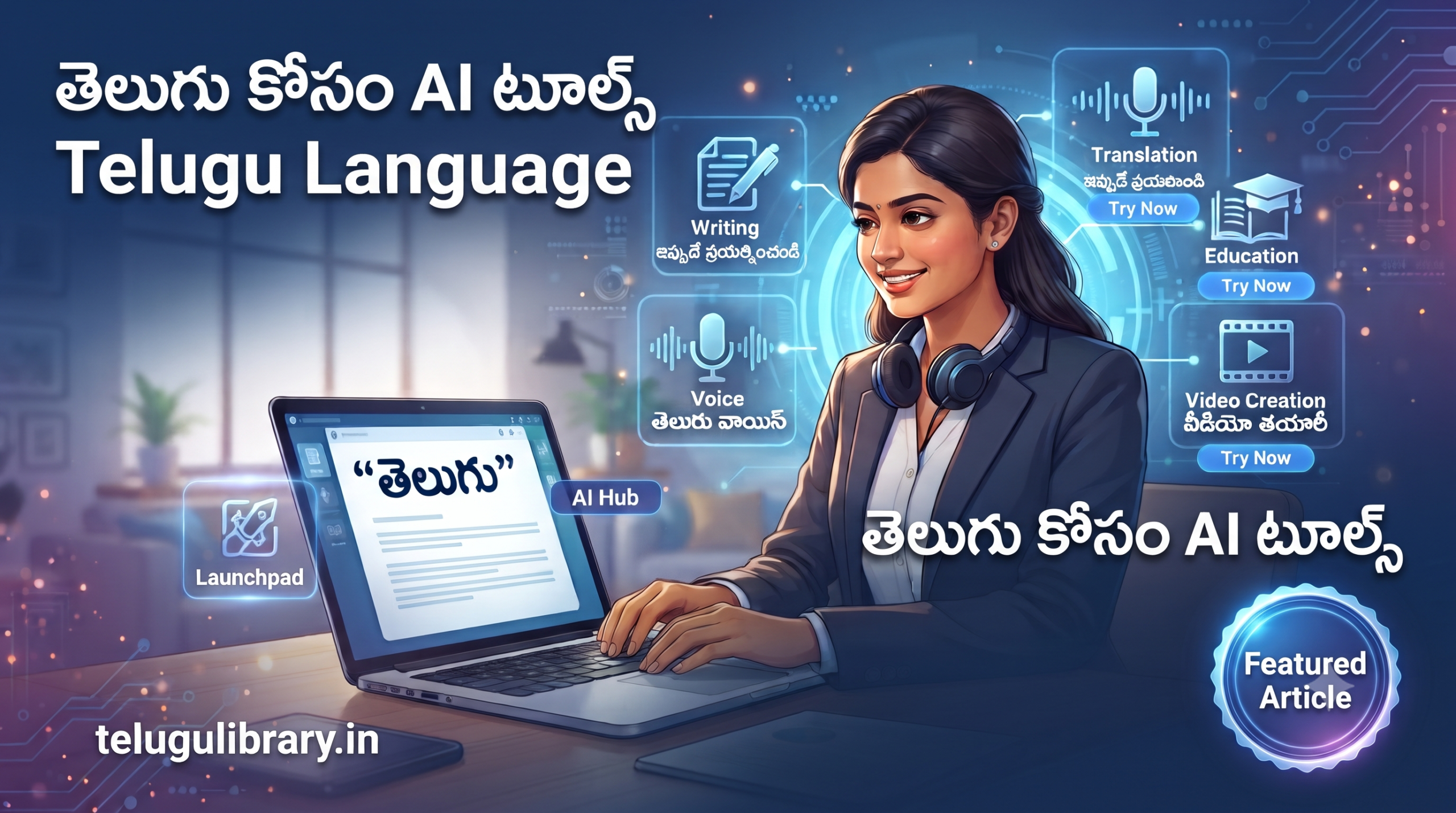 AI tools for Telugu language