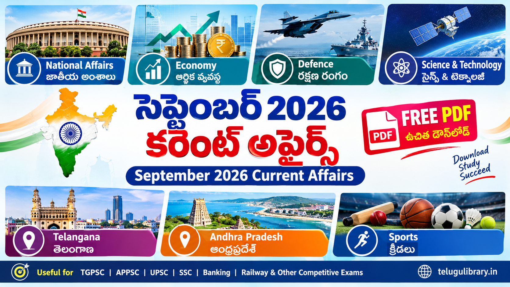 September 2026 Current Affairs in Telugu